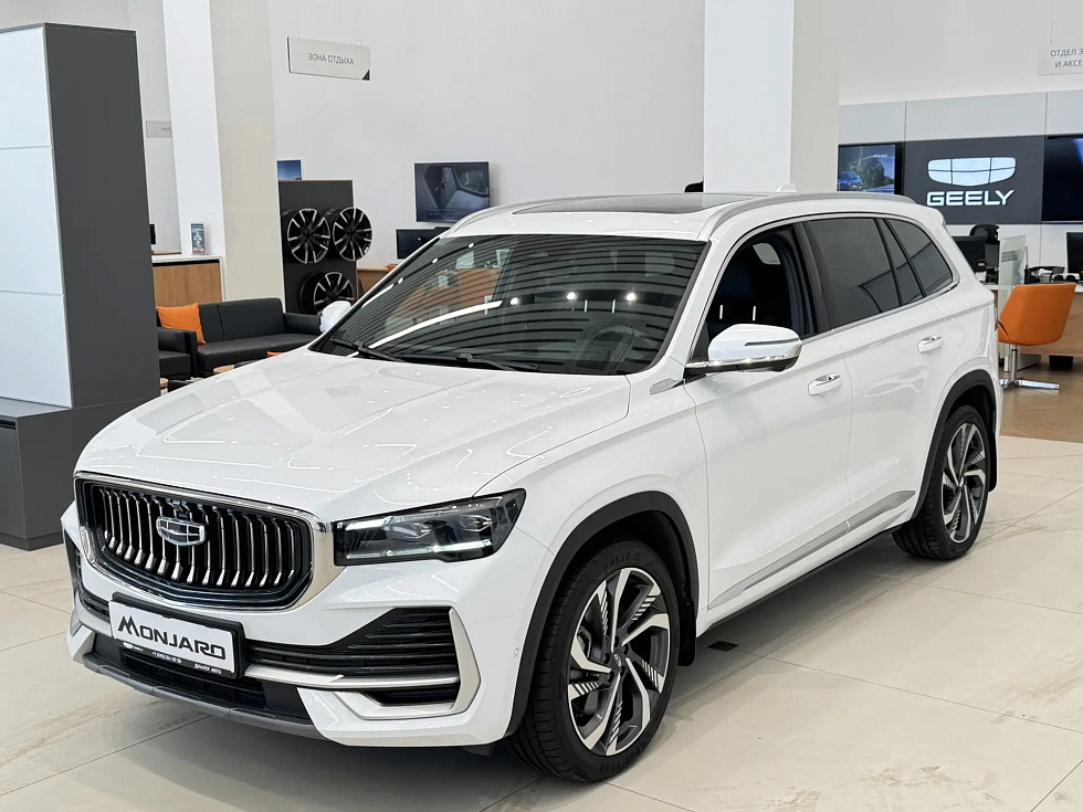 Geely Monjaro Flagship, белый